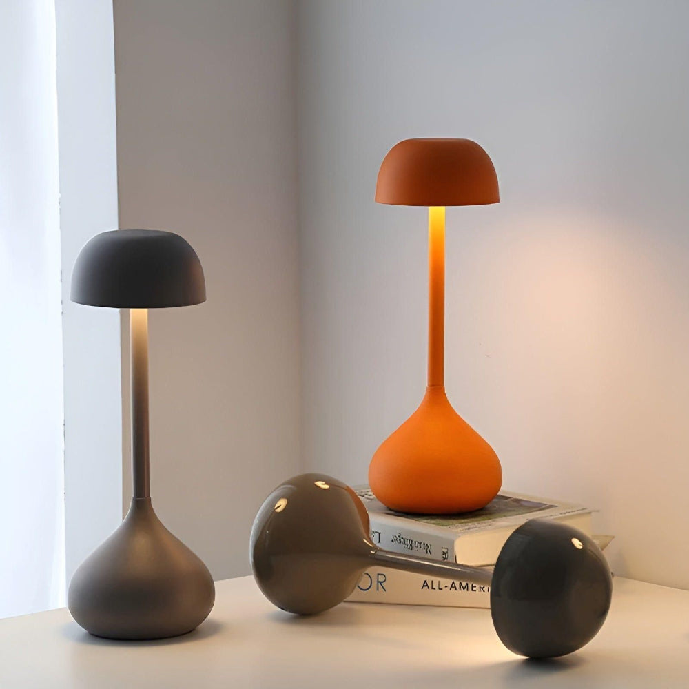 Lampe de Table Xymeria | LED Dimmable USB Sans Fil | Format Champignon 11×30 cm