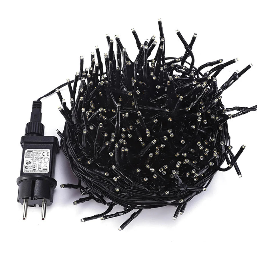 Éclat Céleste Lichterkette | Warmweiße LED Weihnachtsbeleuchtung für Innen & Außen