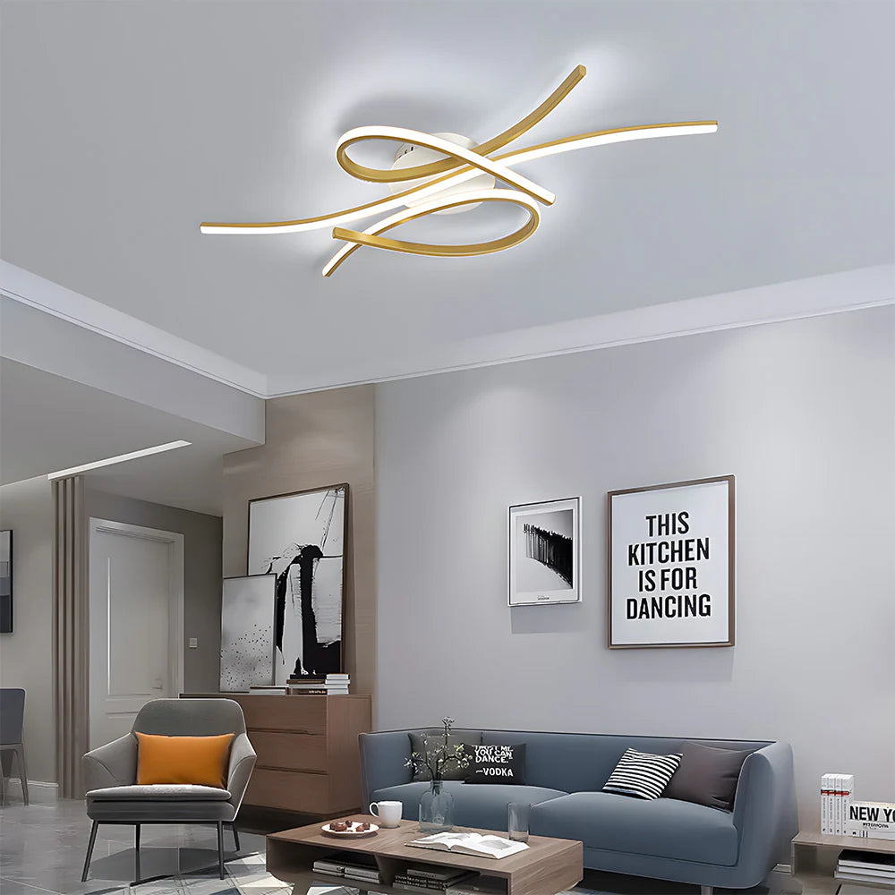 Melódia Deckenleuchte | Kreative LED-Lampe im Musiknoten-Design