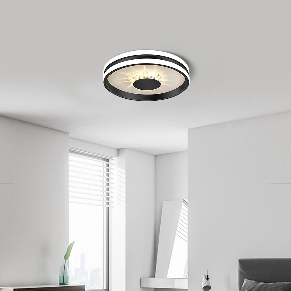 Plafonnier Azoryn | LED 27W/32W 3CCT 3000K–6000K | Cristal Doré Luxe