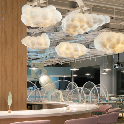 Suspension Luféria | LED 9W 3000K | Nuage Textile Artistique