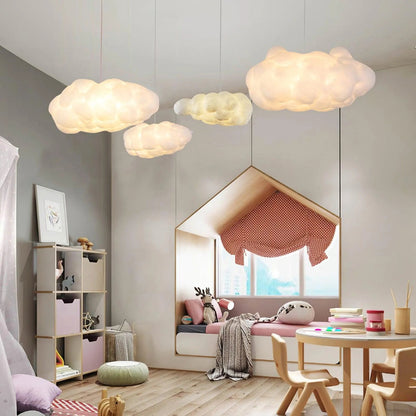 Suspension Luféria | LED 9W 3000K | Nuage Textile Artistique