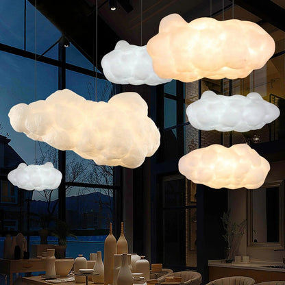 Suspension Luféria | LED 9W 3000K | Nuage Textile Artistique