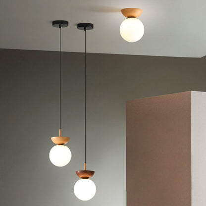 Suspension Élarin | LED CCT 3000K-4000K-6000K | Bois & Acrylique Japonais