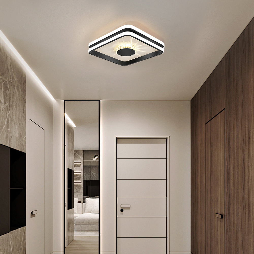 Plafonnier Azoryn | LED 27W/32W 3CCT 3000K–6000K | Cristal Doré Luxe