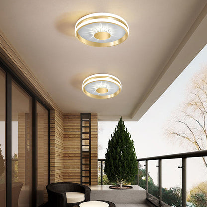 Plafonnier Azoryn | LED 27W/32W 3CCT 3000K–6000K | Cristal Doré Luxe