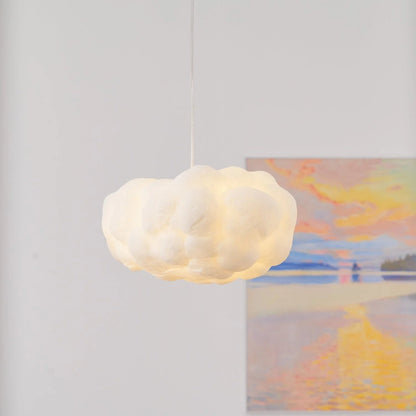 Suspension Luféria | LED 9W 3000K | Nuage Textile Artistique