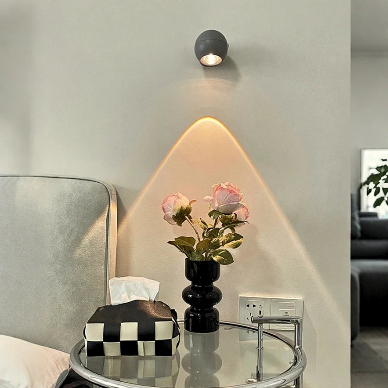 Lunarisa Drehlicht | 360° LED Strahler mit Magnet & Timer