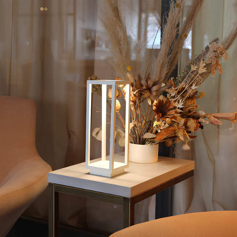 Ardessa Laterne | Kabellose dimmbare LED Designlaterne aus Aluminium