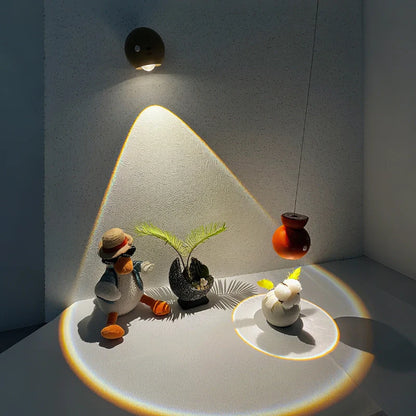 Lunarisa Drehlicht | 360° LED Strahler mit Magnet & Timer