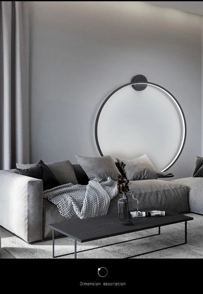 Applique Murale Orvélia | LED 3CCT + Gradation 10 Niveaux | Anneau Aluminium