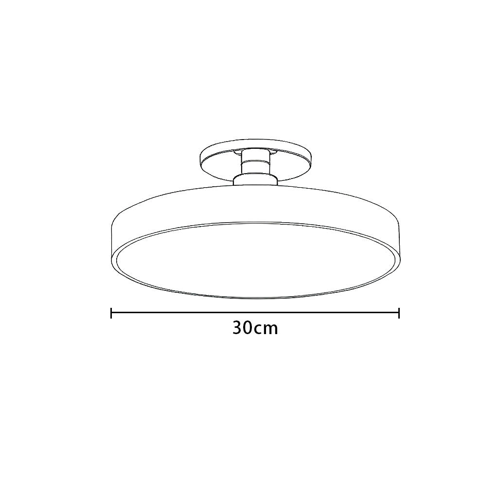 Plafonnier Nyvoria | LED 18–48W 3000K–6000K | Acrylique Spiralé Scandinave