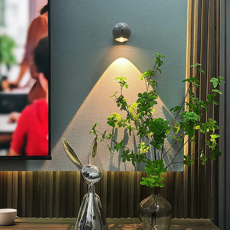 Lunarisa Drehlicht | 360° LED Strahler mit Magnet & Timer