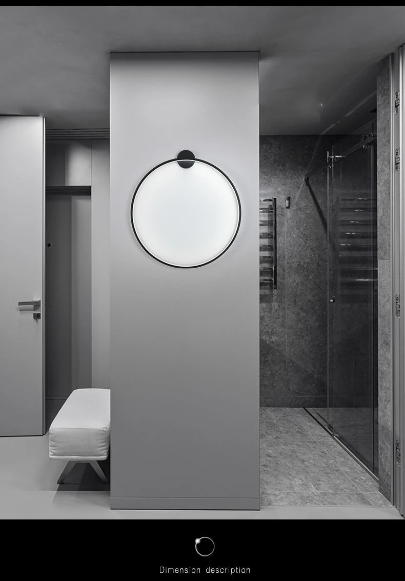 Applique Murale Orvélia | LED 3CCT + Gradation 10 Niveaux | Anneau Aluminium