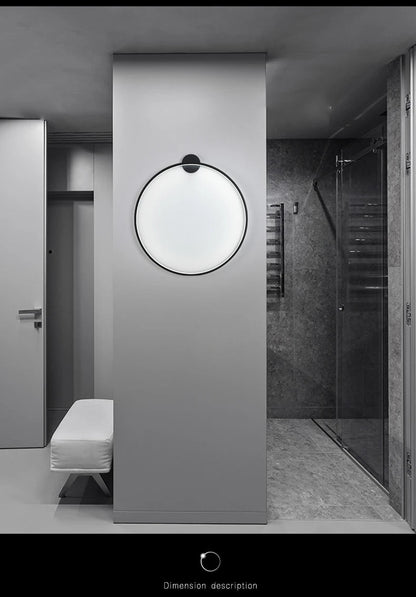 Applique Murale Orvélia | LED 3CCT + Gradation 10 Niveaux | Anneau Aluminium