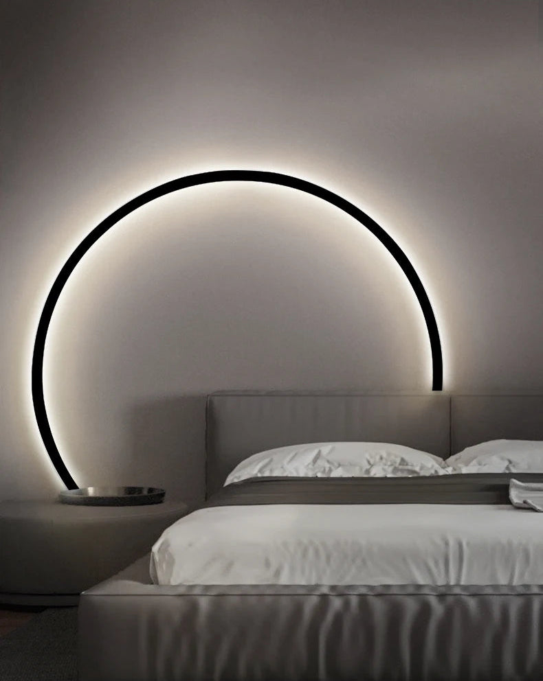 Applique Murale Orvélia | LED 3CCT + Gradation 10 Niveaux | Anneau Aluminium