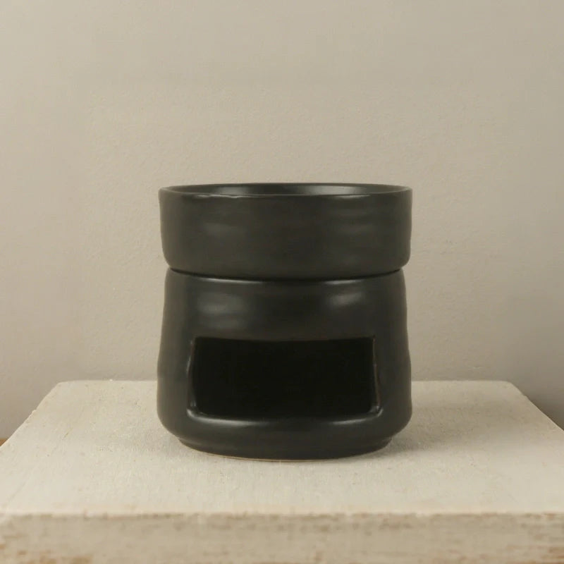 AromaLuna Aroma Diffusor | Keramik Duftlampe mit LED Licht