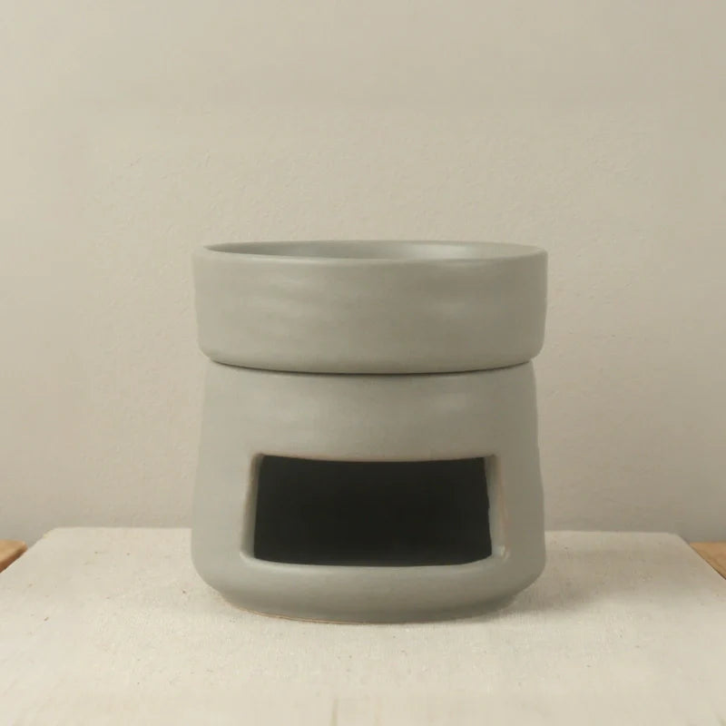 AromaLuna Aroma Diffusor | Keramik Duftlampe mit LED Licht