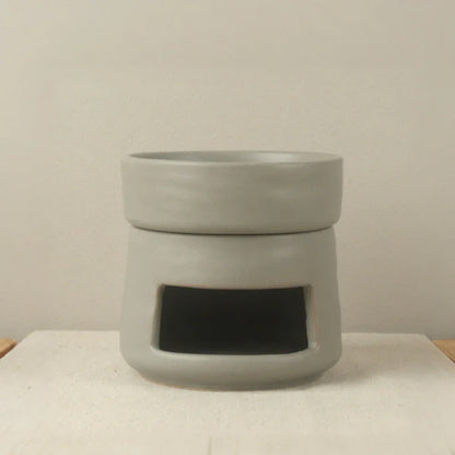 AromaLuna Aroma Diffusor | Keramik Duftlampe mit LED Licht