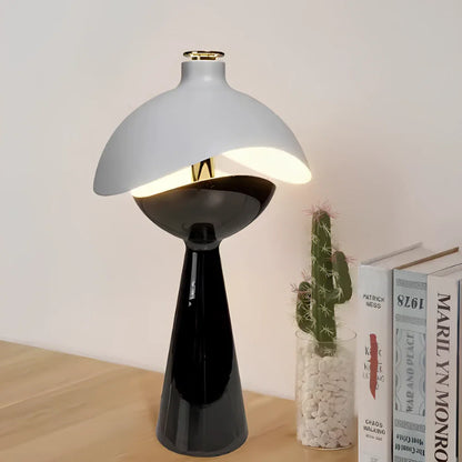 Solune Skulpturlampe | Dimmbares LED Tischlicht mit Touch & Akku