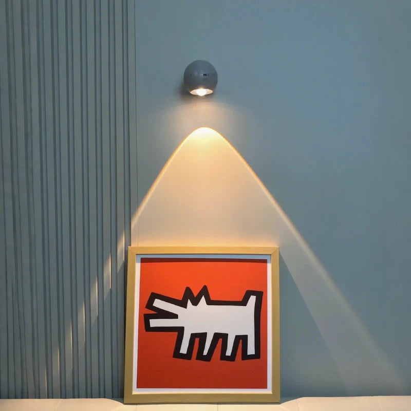 Lunarisa Drehlicht | 360° LED Strahler mit Magnet & Timer