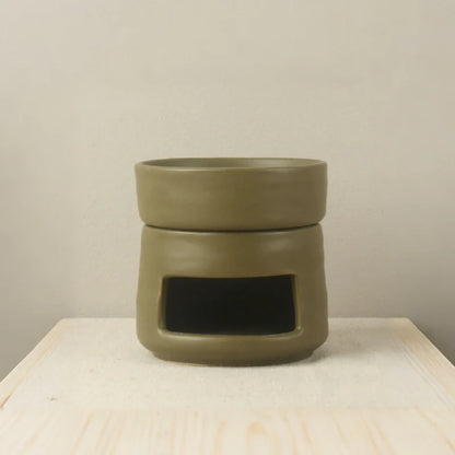 AromaLuna Aroma Diffusor | Keramik Duftlampe mit LED Licht