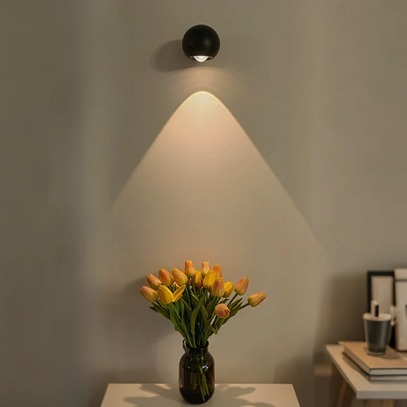 Lunarisa Drehlicht | 360° LED Strahler mit Magnet & Timer