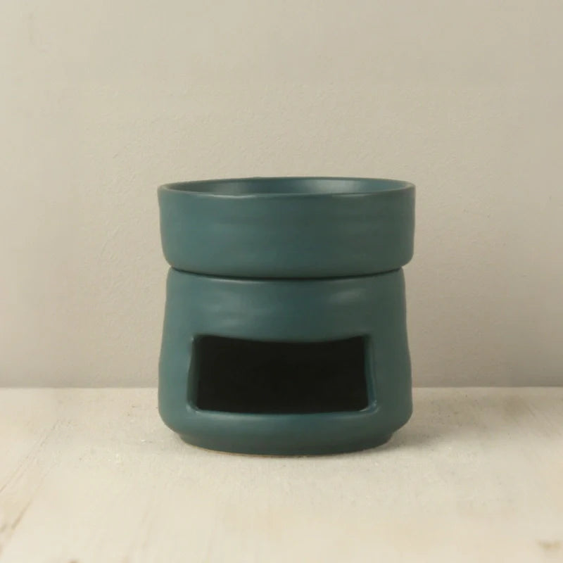 AromaLuna Aroma Diffusor | Keramik Duftlampe mit LED Licht