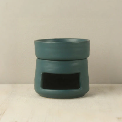 AromaLuna Aroma Diffusor | Keramik Duftlampe mit LED Licht