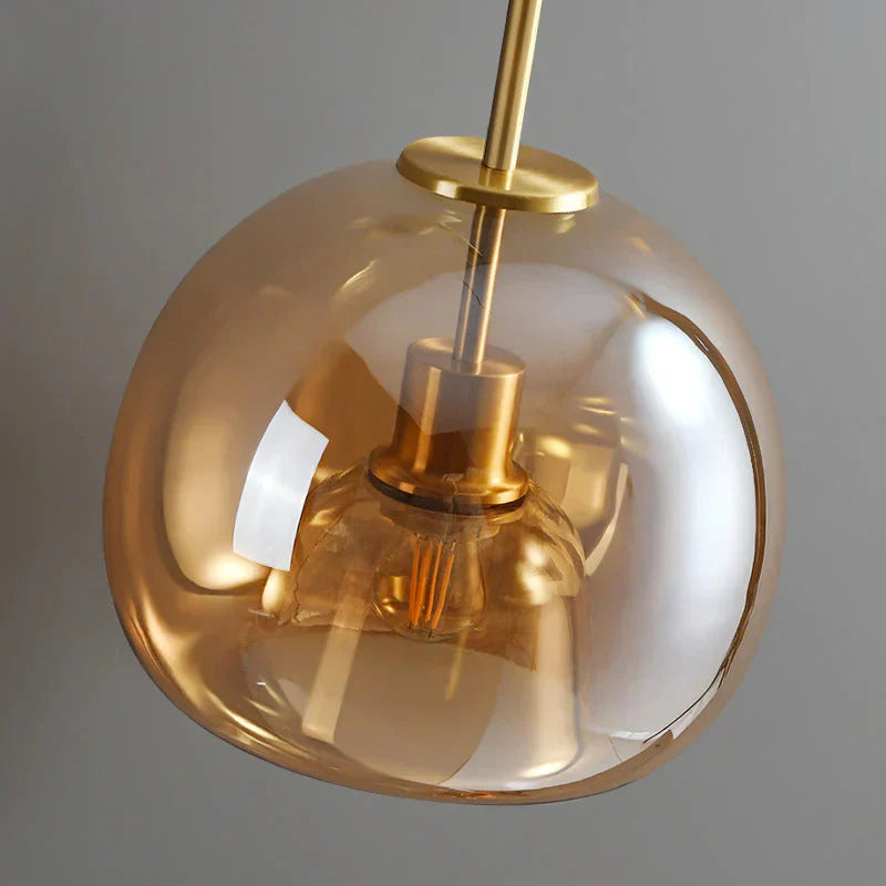 Corvéra Deckenleuchte | Kupferglas-Lampe im modernen Retro-Design
