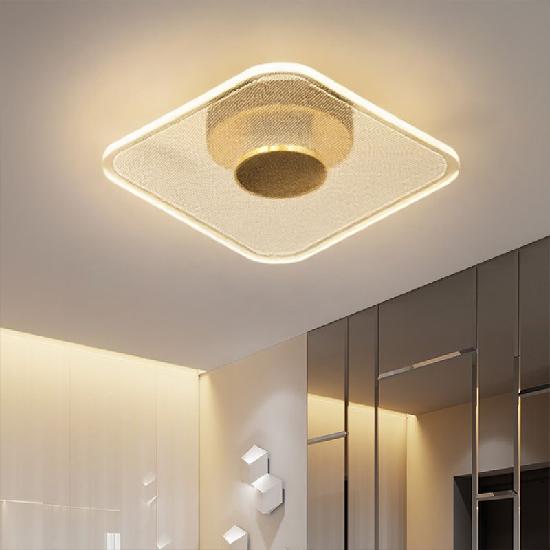 Plafonnier Célyra | LED 10W Dimmable 3000K–6000K | Acrylique Géométrique