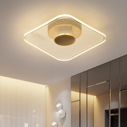 Plafonnier Célyra | LED 10W Dimmable 3000K–6000K | Acrylique Géométrique