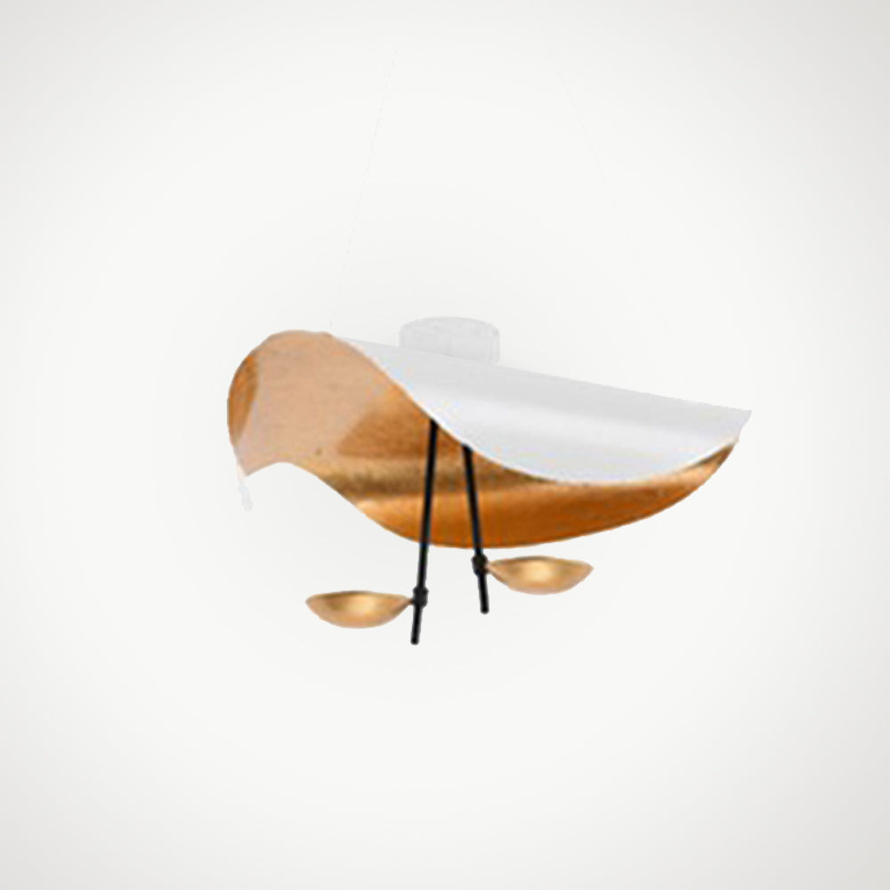 Plafonnier Velthorin | LED SMD IP20 110–240V | Métal Torsadé Bicolore Noir/Blanc + Or