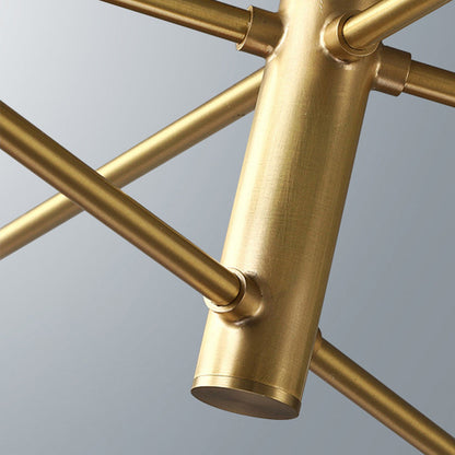 Suspension Cyvoria | G9 LED IP20 110–240V | Sphères Verre & Cuivre Noir/Cuivre