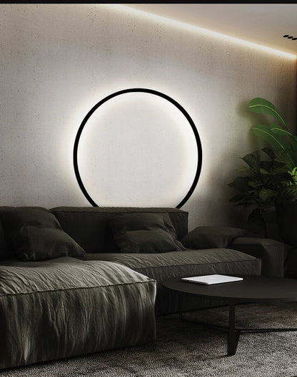 Applique Murale Orvélia | LED 3CCT + Gradation 10 Niveaux | Anneau Aluminium