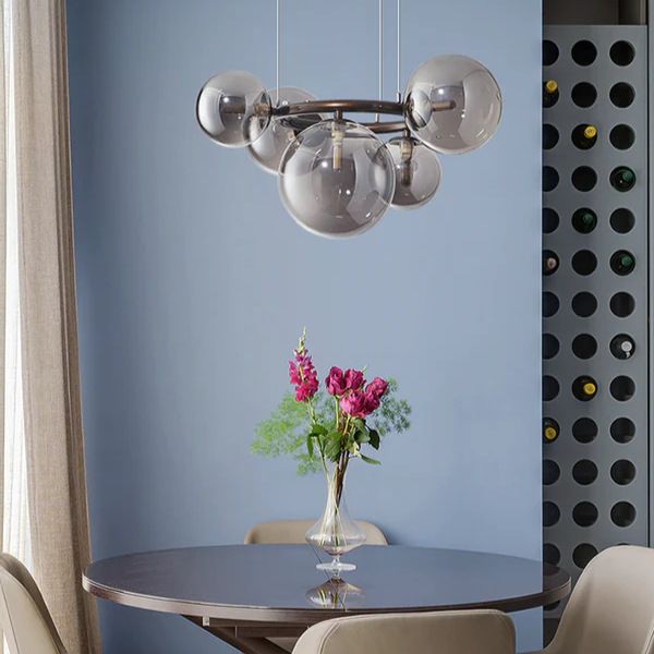 Suspension Kalystron | Triple Anneaux LED Dimmable | Aluminium Géométrique Moderne