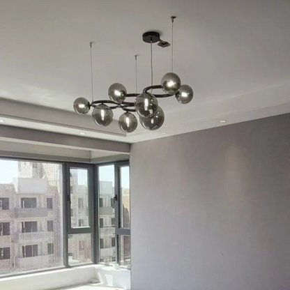 Suspension Kalystron | Triple Anneaux LED Dimmable | Aluminium Géométrique Moderne