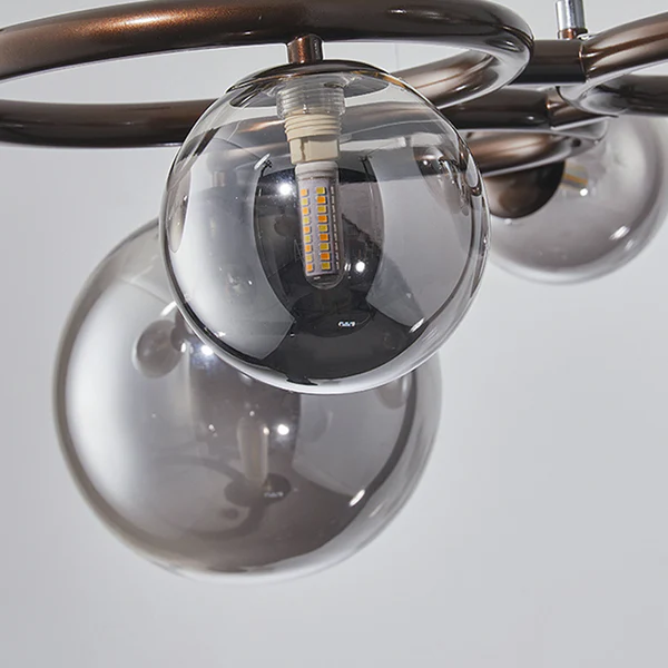 Suspension Kalystron | Triple Anneaux LED Dimmable | Aluminium Géométrique Moderne