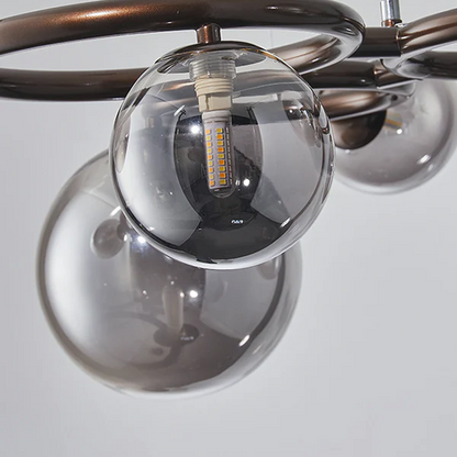 Suspension Kalystron | Triple Anneaux LED Dimmable | Aluminium Géométrique Moderne