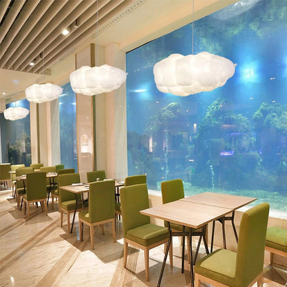 Suspension Luféria | LED 9W 3000K | Nuage Textile Artistique