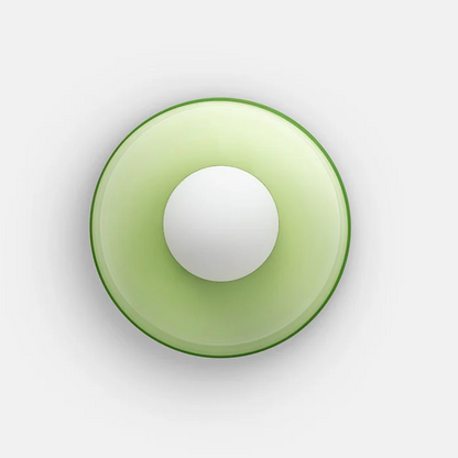 Émara Deckenleuchte | Runde Glaslampe im modernen Design