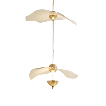 Suspension Lothéa | Douille E27 Compatible LED | Lotus Organique Réglable