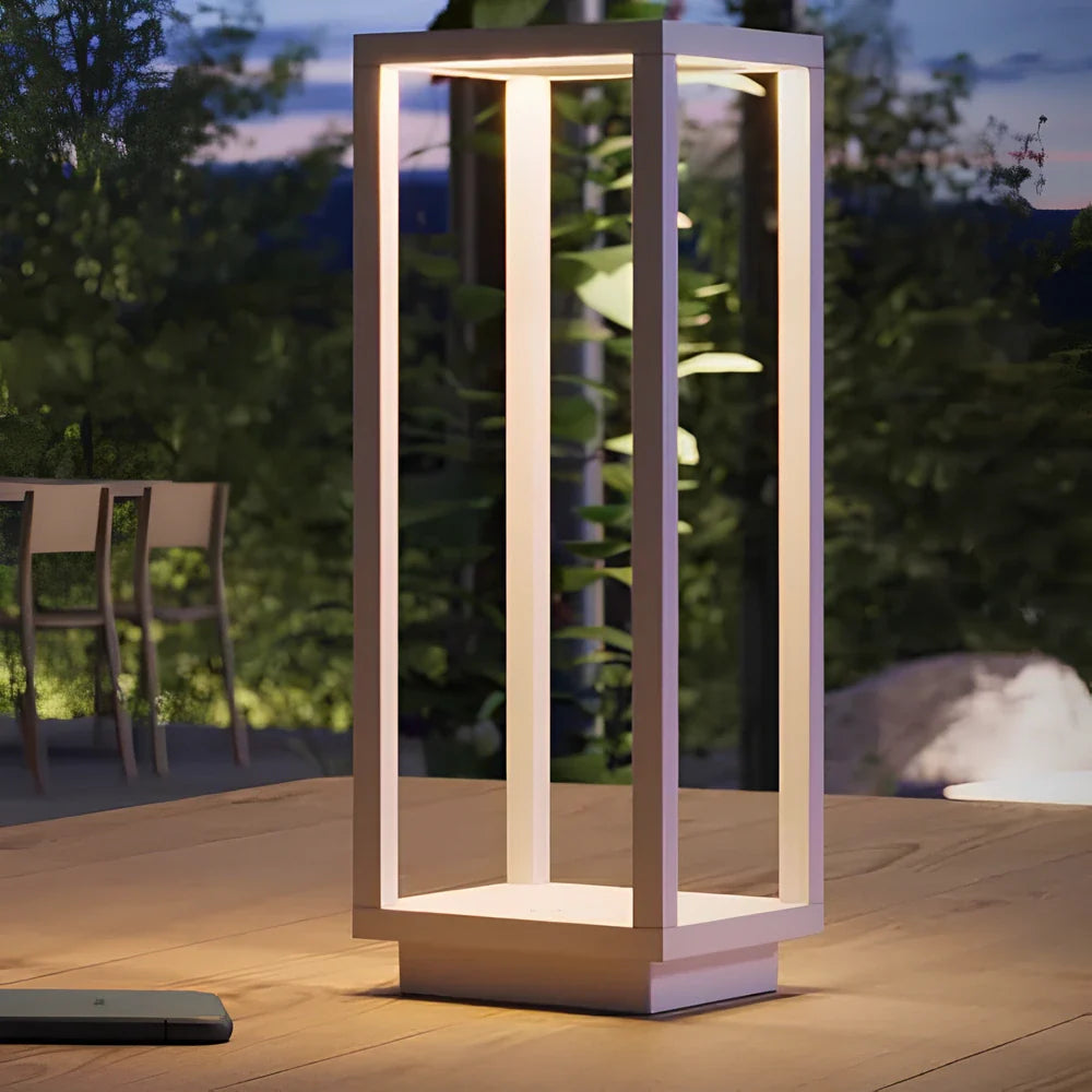 Ardessa Laterne | Kabellose dimmbare LED Designlaterne aus Aluminium