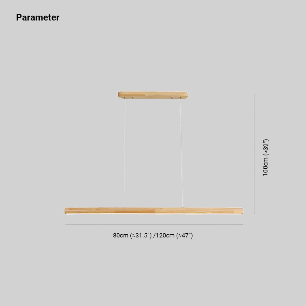Suspension Lignaréa | LED Dimmable IP20 110–240V | Bois & Métal Scandinave Linéaire
