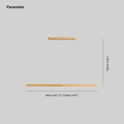 Suspension Lignaréa | LED Dimmable IP20 110–240V | Bois & Métal Scandinave Linéaire