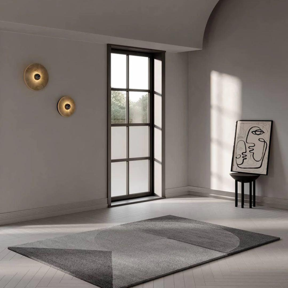 Applique Murale Solméra | Douille G9 Albâtre Véritable | Disque Minimaliste