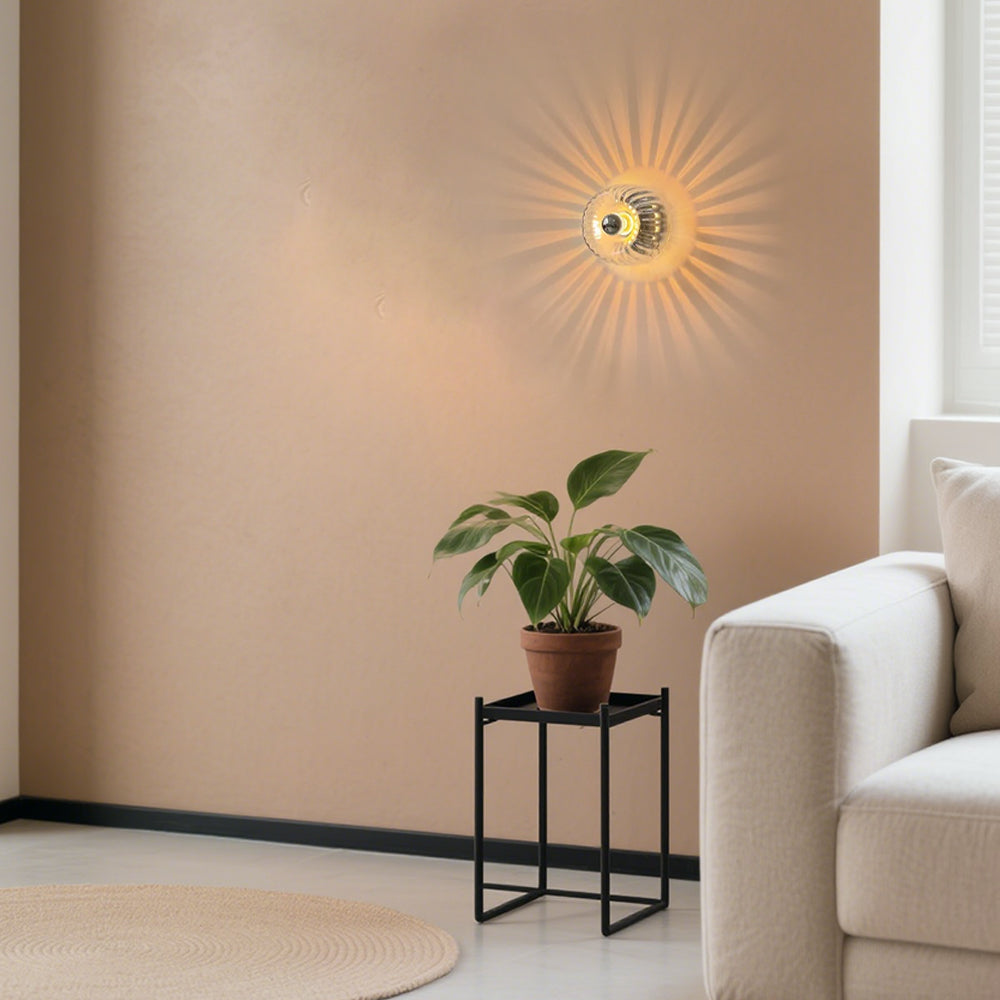 Applique Murale Voryael | E14 LED 3000K | Verre & Fer Bauhaus Nordique