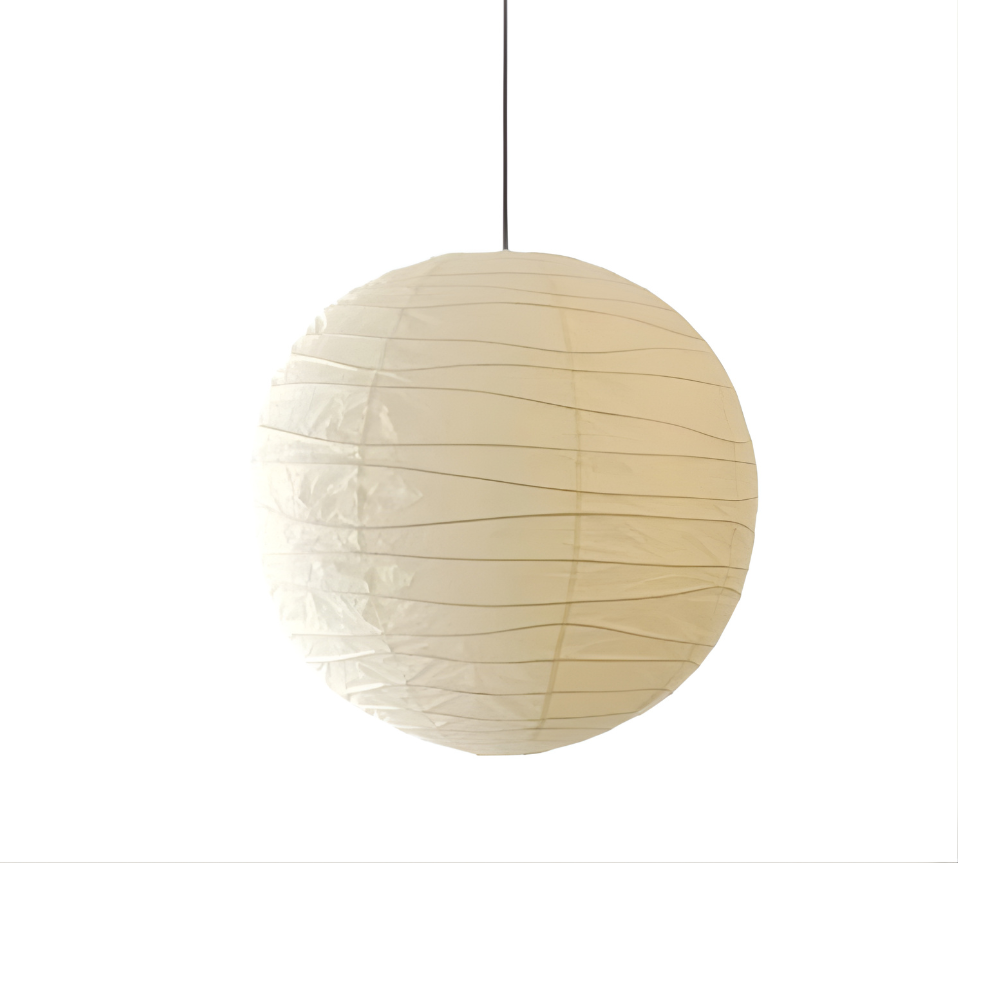 Suspension Kaïryu | Douille E27 Câble Réglable 100 cm | Papier Washi Japonais