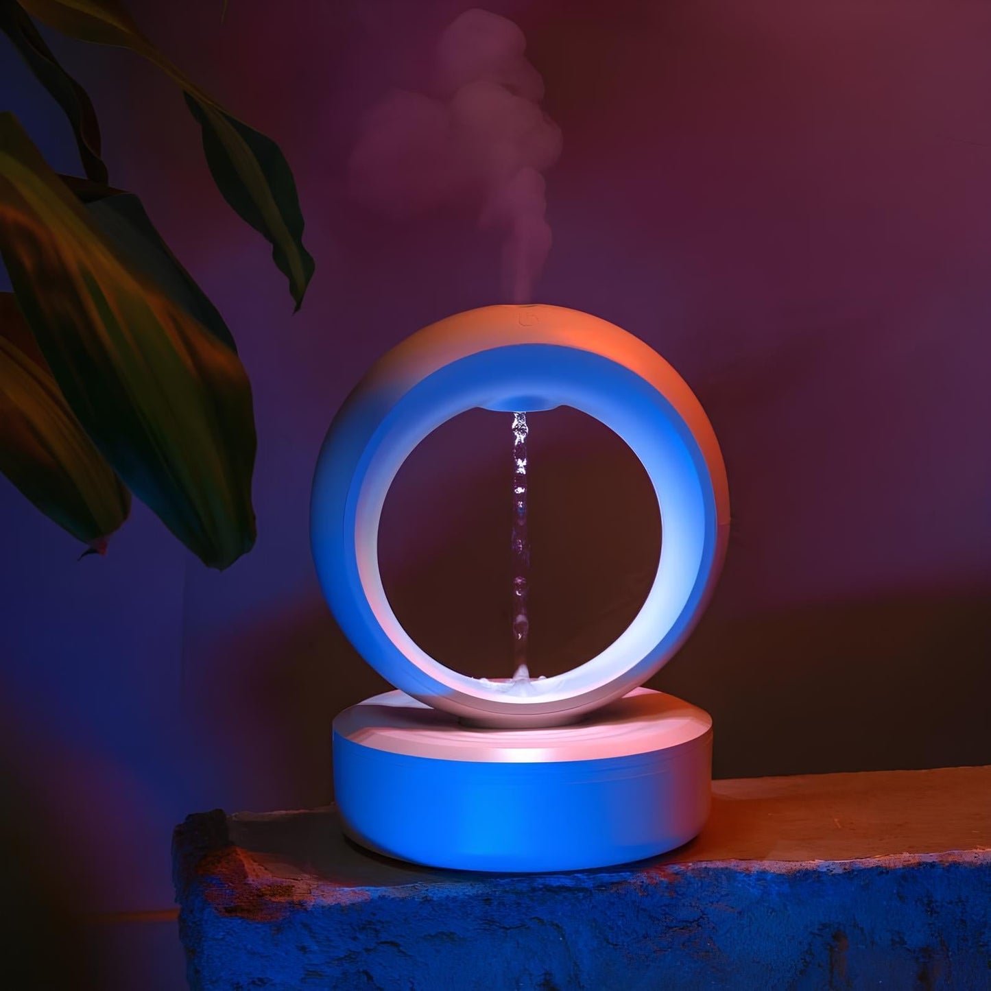 AeroMist Luftbefeuchter | Schwebender Aroma Diffusor mit LED Licht
