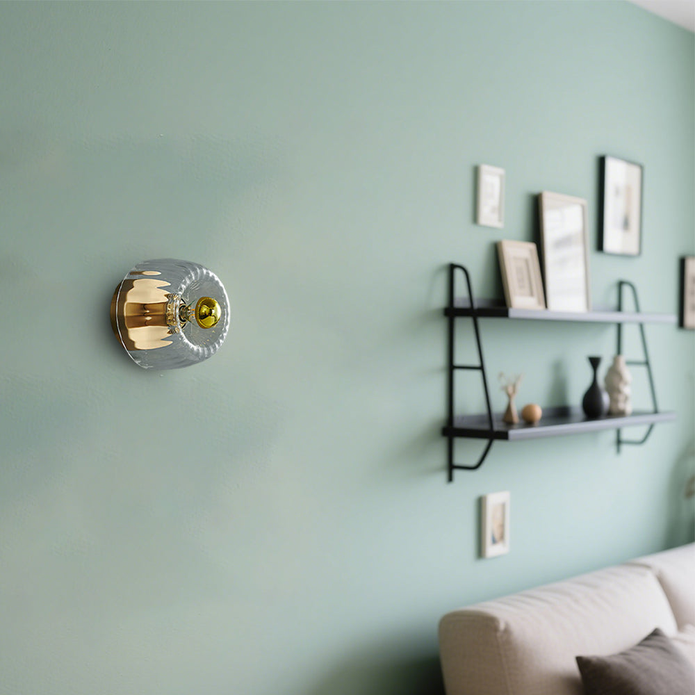 Applique Murale Voryael | E14 LED 3000K | Verre & Fer Bauhaus Nordique